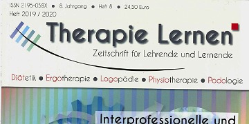 Fachartikel in der Zeitschrift Therapie Lernen Zeitschrift Therapie Lernen